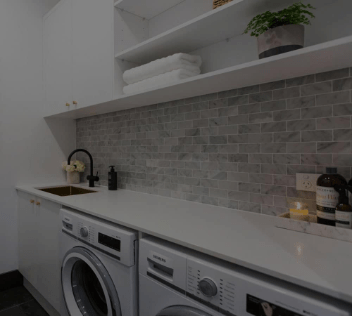 laundry renovations | fairway cabinets